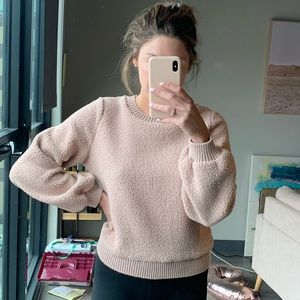 Abercrombie Sherpa Crewneck Sweater